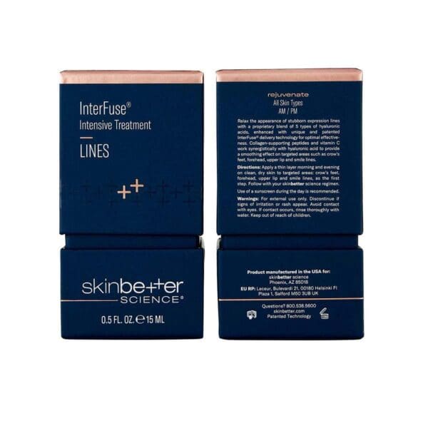 A package of cosmetics with the label for skinbetter science.