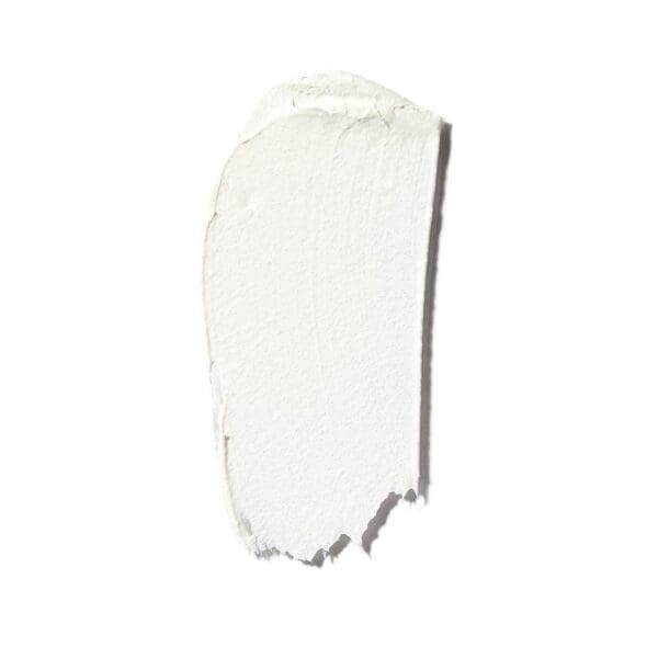 A white swatch of the face cream.