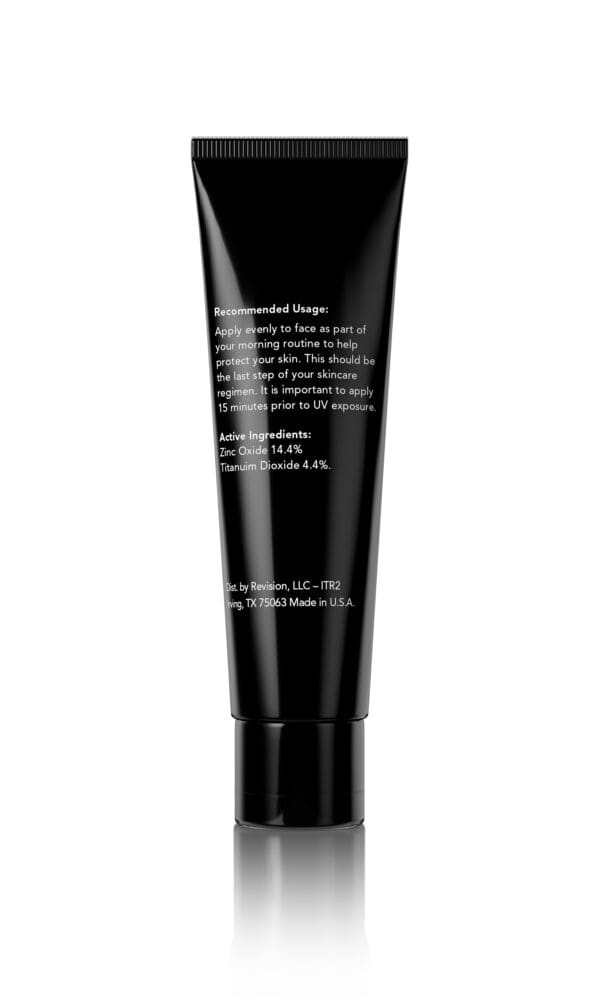 A tube of Intellishade TruPhysical facial cleanser on a white background.