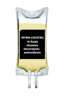 Myers Cocktail IV bag with fluids