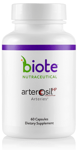 A bottle of Arterosil biote nutraceutical with Transparent background
