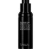 A bottle of Hydrating Serum with a black lid on a white background.